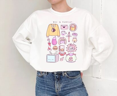 Bee and puppycat Shirt, Puppycat Character Shirt, Puppycat Collection Shirt, Cat Lover Shirt