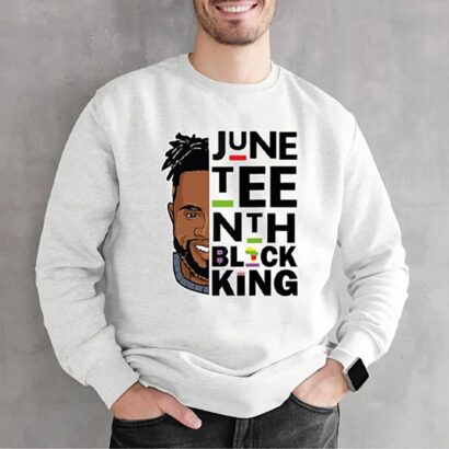 Juneteenth Black King Sweatshirt, Juneteenth Gift For Black, Emancipation Day Shirt