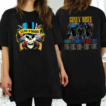 Guns And Roses Shirt, Guns N' Roses 2023 tour shirt, Rock Band Shirt Roses Band