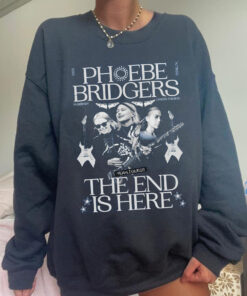 The end is here Phoebe Bridgers Shirt, Phoebe Bridgers Tour 2023, Vintage Dragon Merch Unisex Crewneck Sweatshirt Hoodie