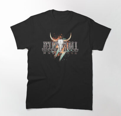 Jelly Roll 2023 Tour Shirt, Jelly Roll Backroad Baptism 2023 Tour Shirt, Music 2023 Tour Shirt, Jelly Roll Concert 2023 Gift For Fan Classic T-Shirt