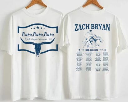 Zach Bryan shirt, Burn Burn Burn, Country Music shirt