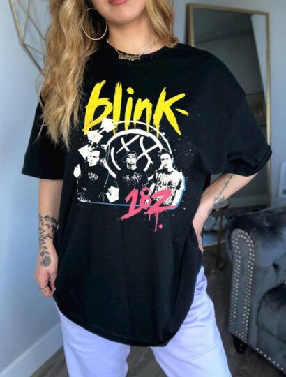 Bl!nk-182 Shirt, Bl!nk-182 Band Shirt, Bl!nk-182 Pop-Punk Band Reunite For World Tour Shirt