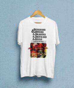 Dungeons And Diners And Dragons And Drive-Ins And Dives Unisex T-Shirt, Dnd Shirt