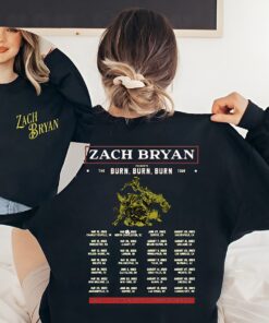 Zach Bryan Sweatshirt, Burn Burn Burn Tour 2023 Shirt, Country Music Shirt