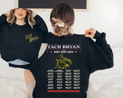 Zach Bryan Sweatshirt, Burn Burn Burn Tour 2023 Shirt, Country Music Shirt