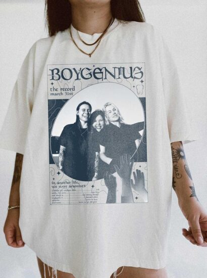 Boygenius Band Tee, Boygenius The Record Merch Shirt, Rock Music Tour 2023 Phoebe Bridgers