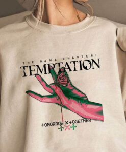 TEMPTATION All Albums Logo Sweatshirt, Korean Shirt