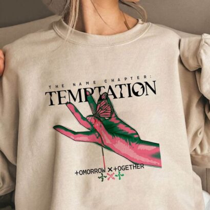 TEMPTATION All Albums Logo Sweatshirt, Korean Shirt