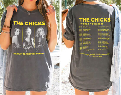 Dixie Chicks Portrait Tour 2023 Shirts, 2 Sided the Chicks Country Band Tee, Dixie chicks shirt