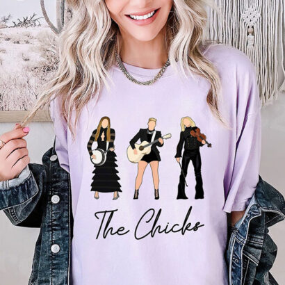 The Chicks Band Shirt, Dixie Chicks on Stage Tshirt