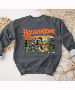 Halloweentown Sweatshirt and Hoodie, Halloweentown and Chill Crewneck, Pumpkin Sweatshirt