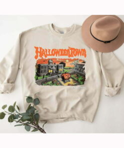 Halloweentown Sweatshirt and Hoodie, Halloweentown and Chill Crewneck, Pumpkin Sweatshirt