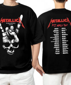 Metallica tour 2023 Shirt, Metallica Band Thrash Metal Tour 2023 2024 Shirt, Metallica Band Shirt