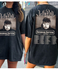 Jelly Roll tour 2023 Shirt, Jelly Roll shirt, Backroad Baptism Tour 2023