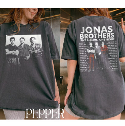 Jonas Brothers tour 2023 shirt, Five Albums One Night Tour Shirt, Jonas Brothers Tour Shirt