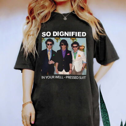 Jonas Brothers tour Shirt, Jonas Brothers funny shirt, So Dignified In Your Well-Pressed Suit Shirt