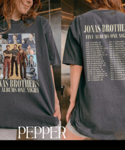 Jonas Brothers Tour Shirt, Jonas Brothers Merch tee, Five Albums One Night Tour tshirt