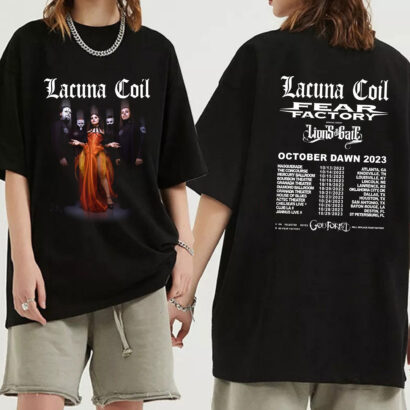 Lacuna Coil 2023 tour Shirt, Lacuna Coil 2023 Dawn US Tour Shirt, Lacuna Coil Shirt