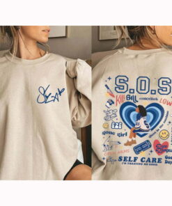 SZA SOS Full Tracklist Sweatshirt, Vintage SZA Sweatshirt, S.Z.A S.O.S Shirt, Sza Merch, S.O.S Album