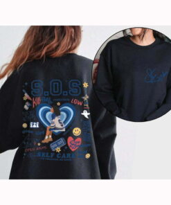 SZA SOS Full Tracklist Sweatshirt, Vintage SZA Sweatshirt, S.Z.A S.O.S Shirt, Sza Merch, S.O.S Album