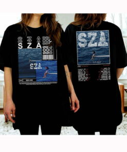 SZA SOS New Album Shirt S.Z.A SOS 2 Side Shirt The S.O.S North American Tour Shirt