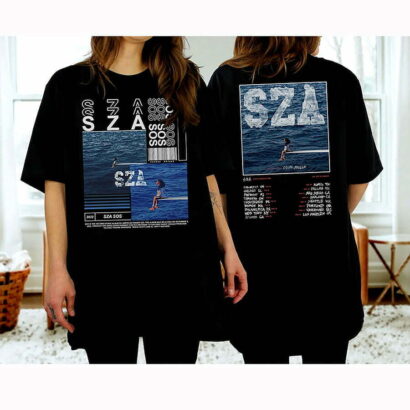 SZA SOS New Album Shirt S.Z.A SOS 2 Side Shirt The S.O.S North American Tour Shirt