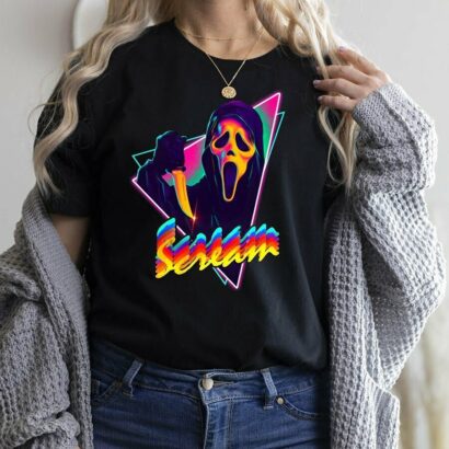 Scream Ghostface Shirt, Scream Ghost Face Shirt, Retro Halloween Shirt