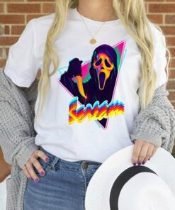 Scream Ghostface Shirt, Scream Ghost Face Shirt, Retro Halloween Shirt