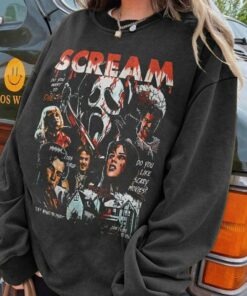 Scream Vintage Halloween Sweatshirt, Halloween Shirt, Ghostface Shirts, Horror Movie Tee