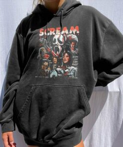 Scream Vintage Halloween Sweatshirt, Halloween Shirt, Ghostface Shirts, Horror Movie Tee