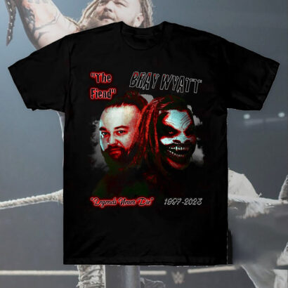 Rip Bray Wyatt shirt, Legends Never Die TShirt, WWE The Fiend Bray Wyatt Tee