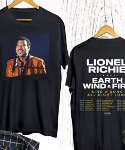 Lionel Richie And Earth Wind & Fire 2023 Merch, Sing A Song All Night Long Tour 2023 T-Shirt, Lionel Richie shirt