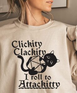 Clickity Clackity Shirt, game dice attackitty shirt, fantasy tabletop gameplay gifts, fantasy boardgame, Retro shirt