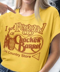 I got Pegged at Cracker Barrel Shirt,Cracker Barrel Shirt,Cracker Barrel Old Country Store