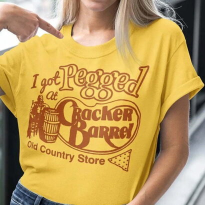 I got Pegged at Cracker Barrel Shirt,Cracker Barrel Shirt,Cracker Barrel Old Country Store