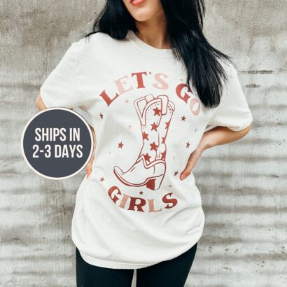 Shania Twain Tee, Let's Go Girls Tee, Nashville Tee, Country Concert Shirt