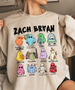 Zach Bryan Ghost Halloween Sweatshirt, Zach Bryan Fan Gifts To Halloween Shirt, Zach Bryan Ghost Hoodie, Halloween T-Shirt