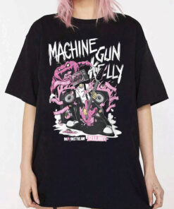 Machine Gun Kelly Music Ticket Tour, Machine Gun Kelly Vintage Retro 90s Style, Machine Gun Kelly Graphic Tee