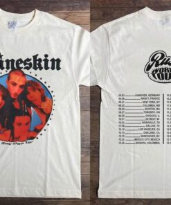 Måneskin Band Shirt, Måneskin 2023 World Tour Tee