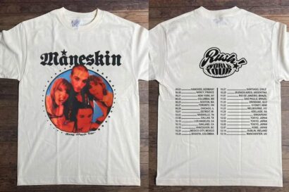 Måneskin Band Shirt, Måneskin 2023 World Tour Tee