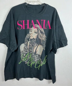 Shania Twain 'Let’s Go Girls' Black and White Shirt For Men and Women, Shania Twain Concert Shirt, Retro Shania Twain T-shirt