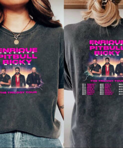 Enrique Iglesias Pitbull Ricky Martin,Enrique Iglesias X Pitbull X Ricky Martin The Trilogy Tour 2023 Shirt, The Trilogy 2023 Concert Shirt,