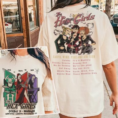 The Hex Girls Rock Band Music 2 Sides Shirt, The Hex Girls Shirt, Hex Girls 2023 Tour Shirt, Rock Band Sweatshirt, Music Concert 2023 Shirt