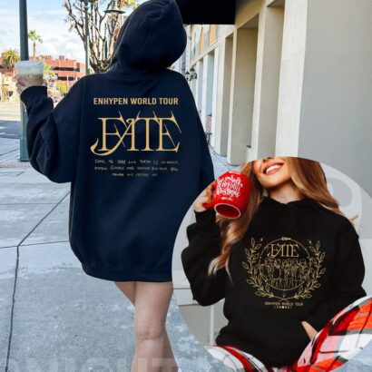 Enhypen Fate World Tour Shirt, En World Tour Fate 2023 Sweatshirt, Enhypen Dark Blood Shirt, Fate in US Hoodie