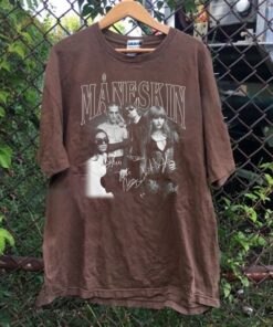 Maneskin Signatures T Shirt, Måneskin Music Band Graphic Tee Shirt, Måneskin 2023 World Tour Tee Shirt