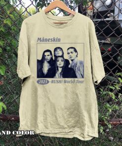 Maneskin Rush Shirt, Måneskin T Shirt, Måneskin 2023 World Tour Tee Shirt, Måneskin shirt