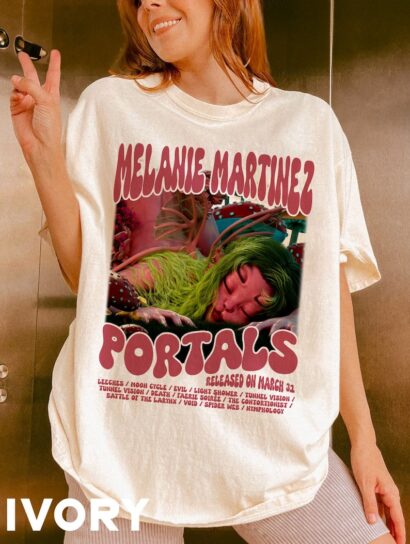 Martinez Album tshirt, Melanie graphic tshirt, Portals Tour 2023 tshirt