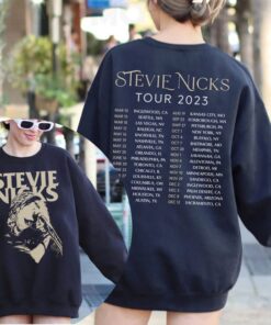 Stevie Nicks Tour 2023 Shirt, Fleetwood Mac Band Shirt, Stevie Nicks 2-Side Tour Shirt, Stevie Nicks T Shirt, Sweatshirt Hoodie