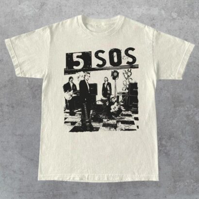 5SOS T Shirt, 5 Seconds Of Summer Shirt, 5 Seconds Of Summer Merch, 5SOS Tour 2023 shirt